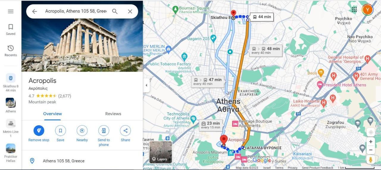 Full Apartment Near Kato Patissia Athens Ngoại thất bức ảnh